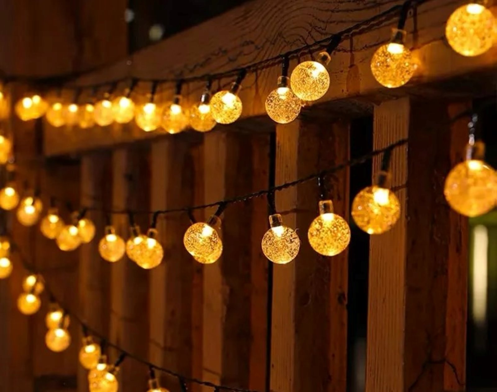 Girlanda Solarna Lampki Ogrodowe Solarne 11M 50LED