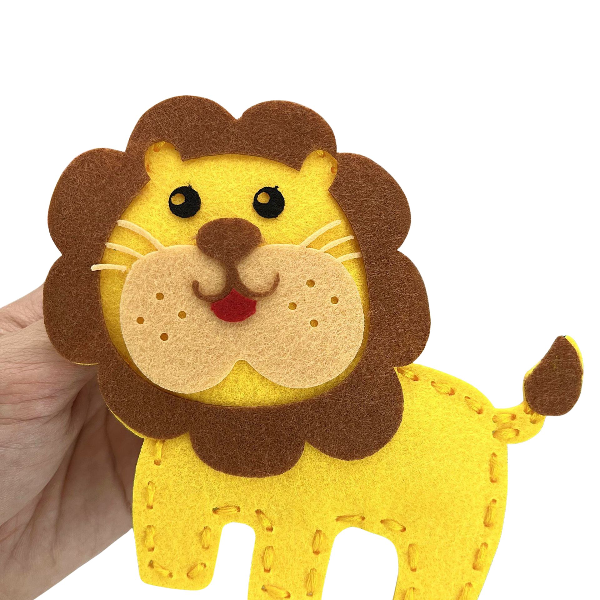 ZESTAW DO SZYCIA WYSZYWANKA 3D ZWIERZĄTKA ZESTAW KREATYWNY