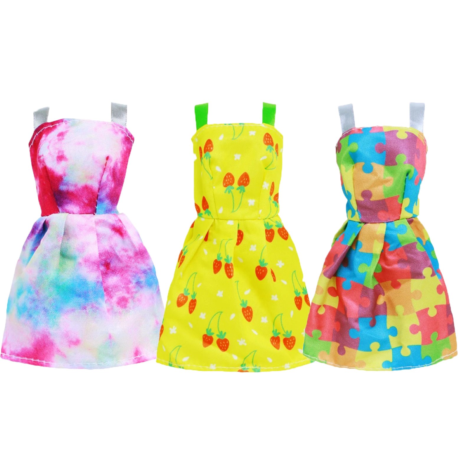 Ubranka dla Lalek Sukienki Buty Akcesoria Zestaw Ubranek